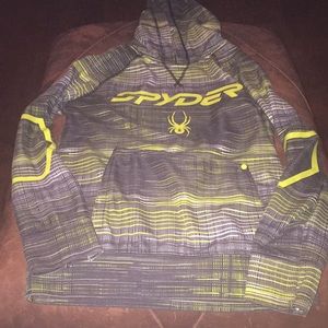 Spyder hoodie boys medium used